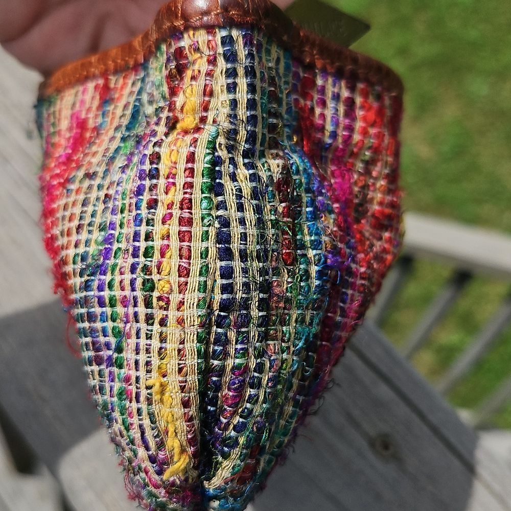 MZ Wallace NYC Multicolor WovenâFabric Pouch Clutch Bag - Picture 5 of 7